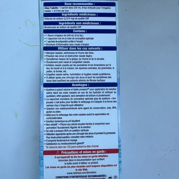 NeilMed | SINUS RINSE® | Natural Sinus Relief Soulagement naturel de la sinusite - Picture 4 of 7